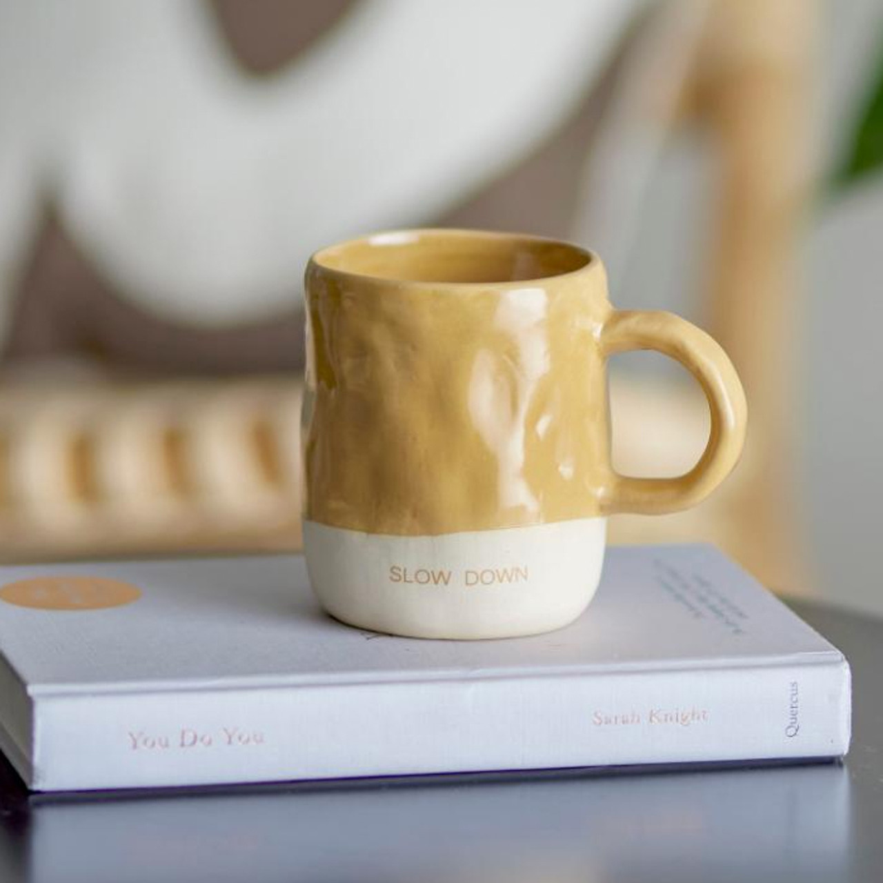 Neo Mug, Yellow, Stoneware