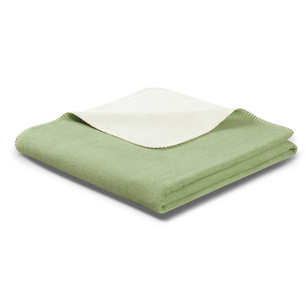 Duo Cotton Mint-Ecru Blanket 150x200cm *in-store