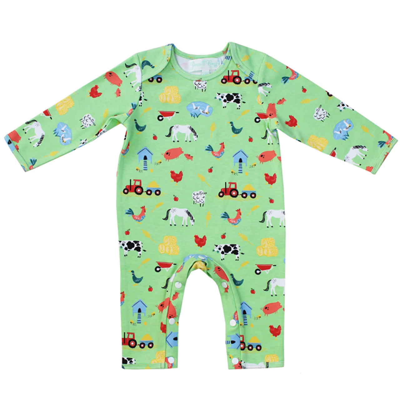 Farmyard Print Jumpsuit 12-18M *in-store