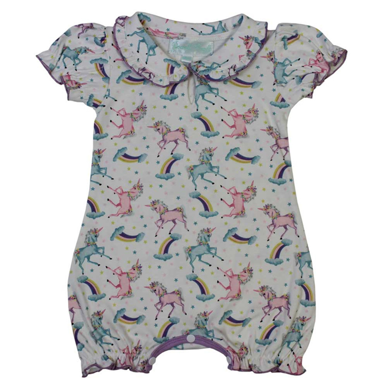 Unicorn Print Baby Grow 0-6M *in-store