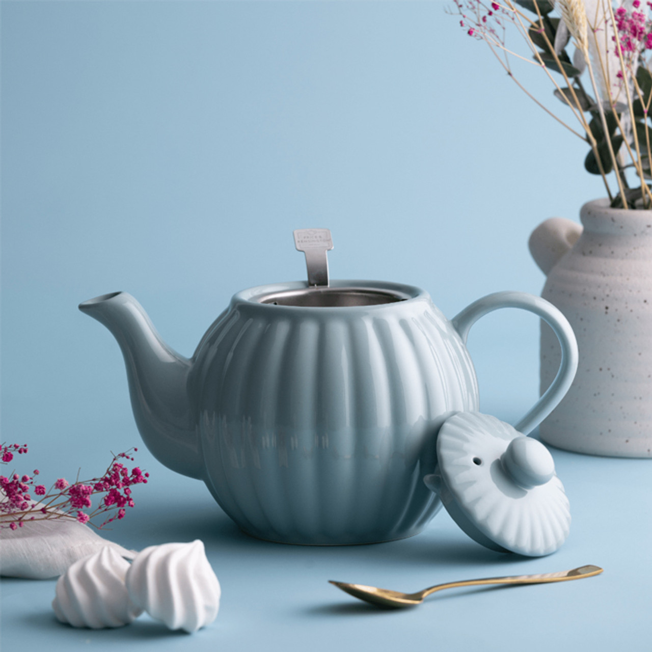 Luxe 6 Cup Teapot Duckegg