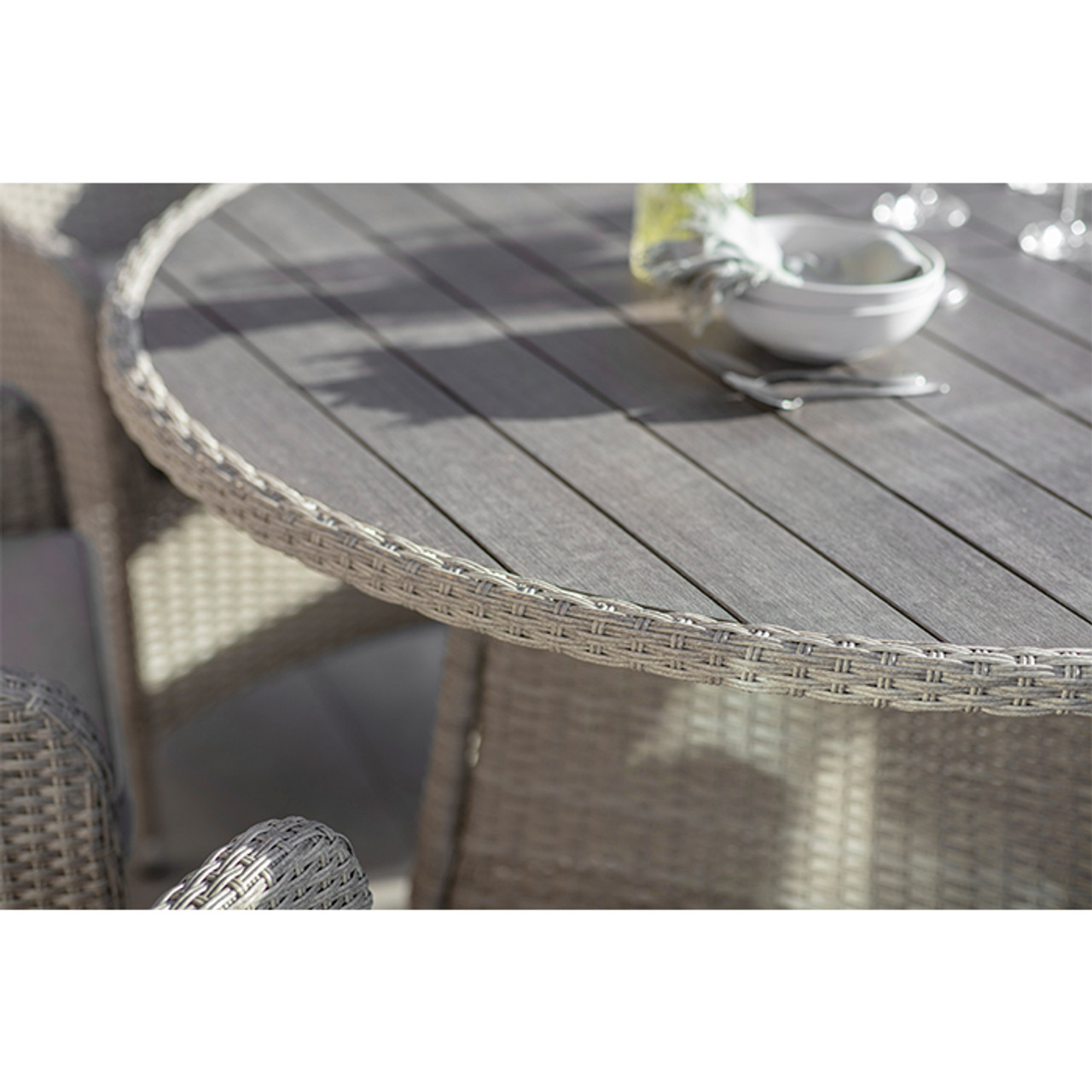 Tetbury Nutmeg Rattan 6 Seater Dining Set