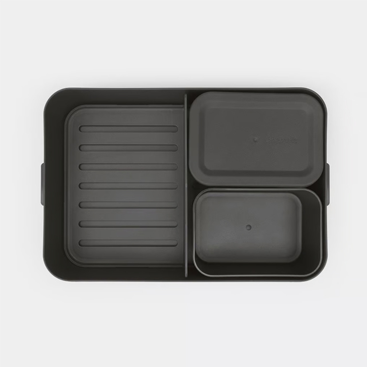 Make & Take Lunch Box Bento Large Dark Grey *in-store