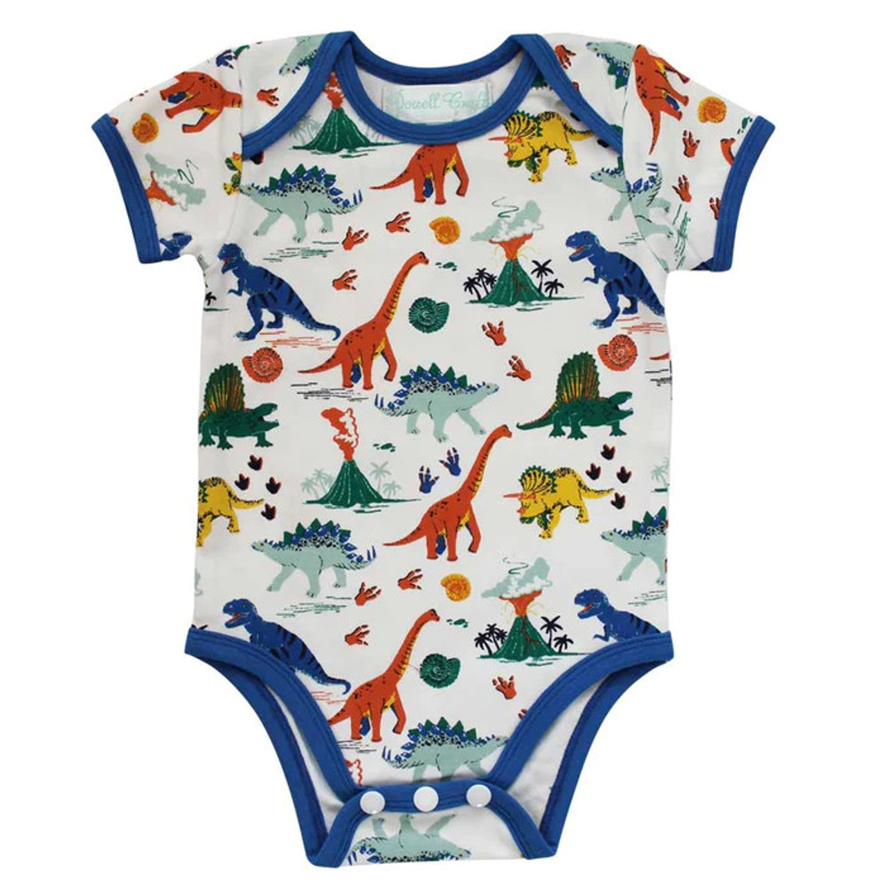 Dinosaur Print Baby Grow 6-12M *in-store