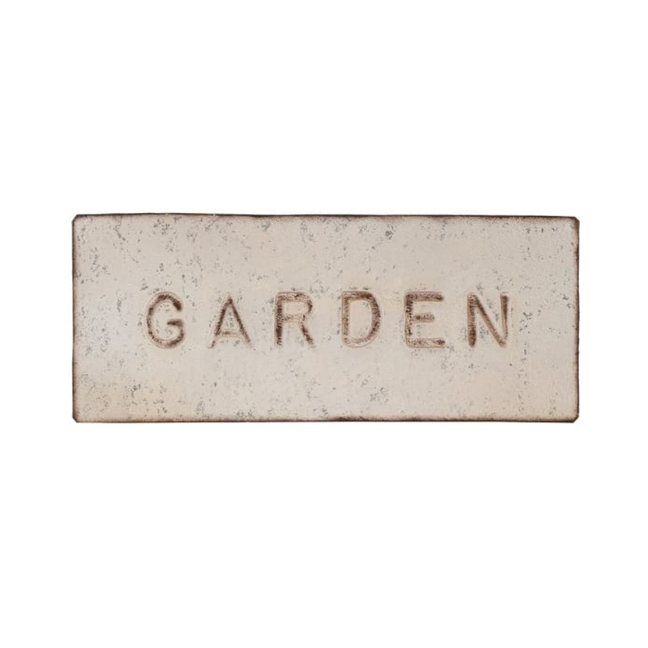 Rustic 'Garden' Wall Plaque