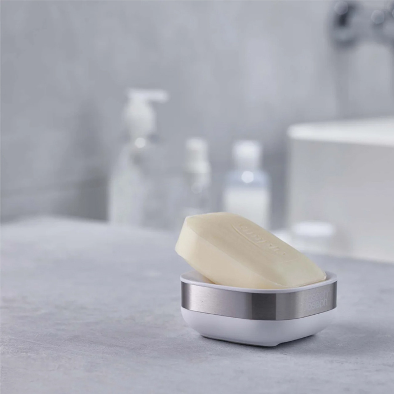 Slim™ Compact Stainless-steel Soap Dish *in-store