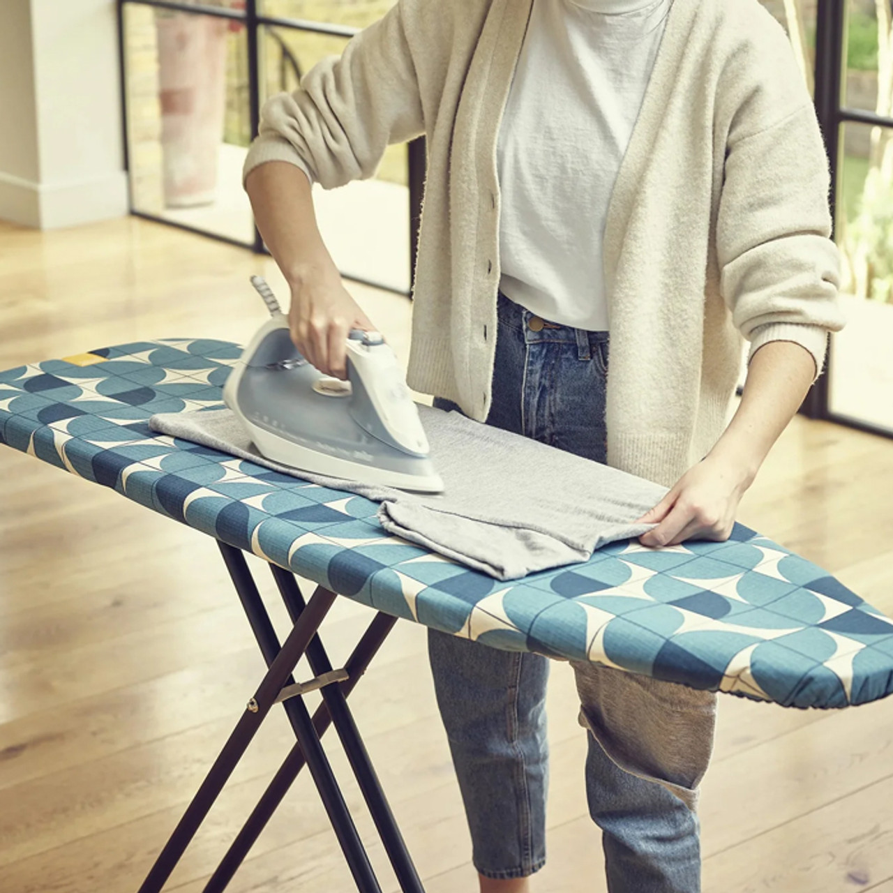 Flexa™ Blue Easy-fit Ironing Board Cover *in-store