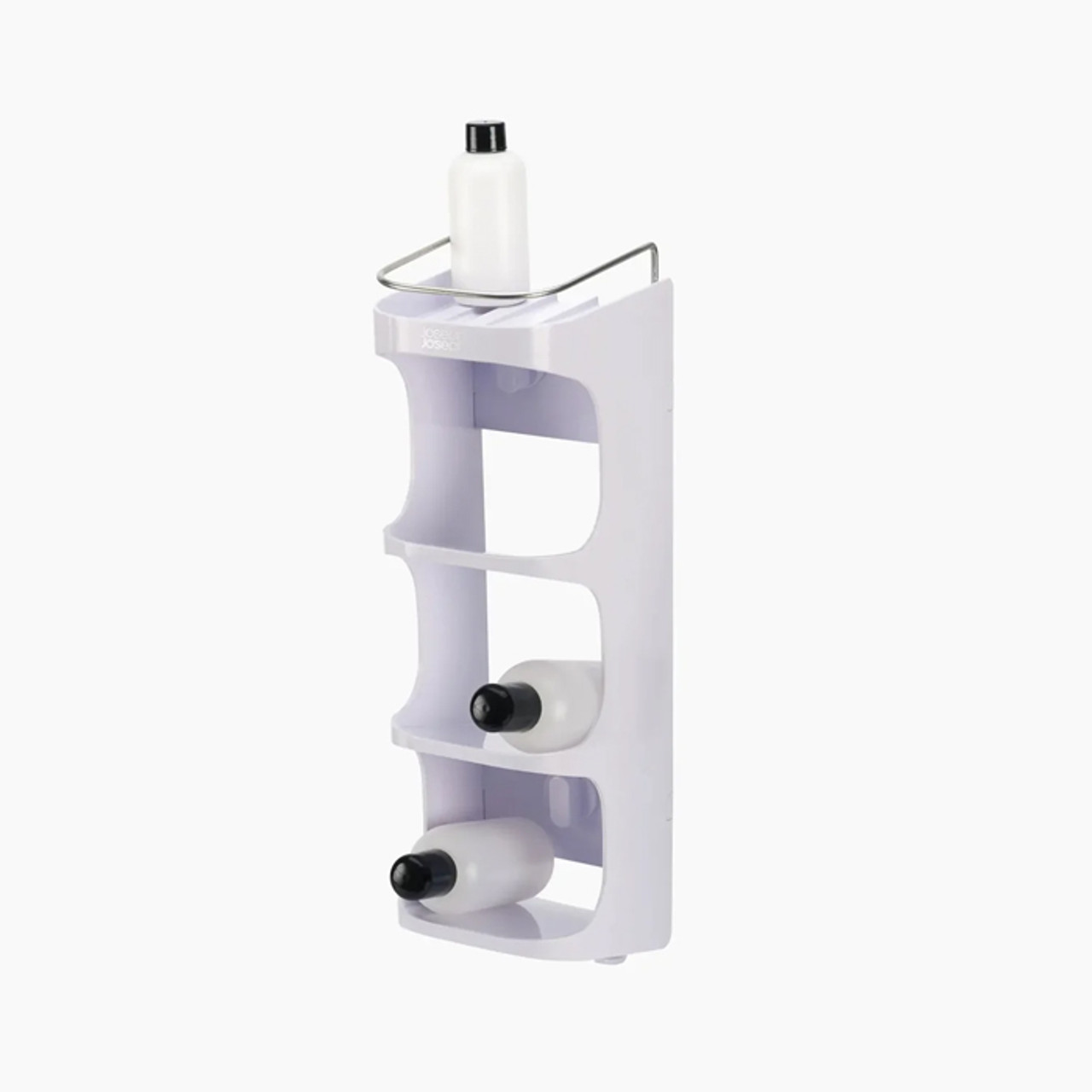Capsule™ 4-tier White Shower Shelf *in-store