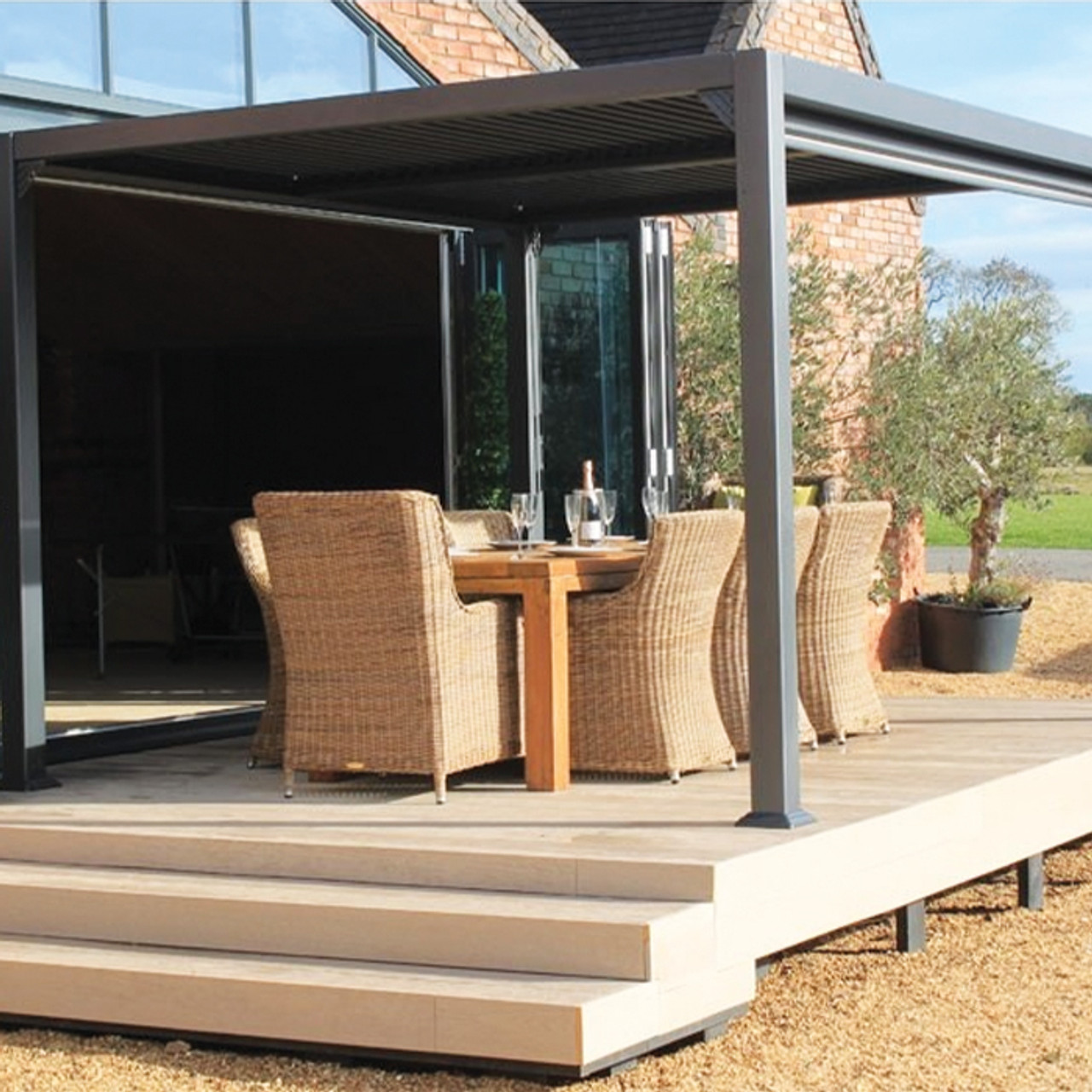 Torino 3m x 3.6m Gazebo and x3 Screens