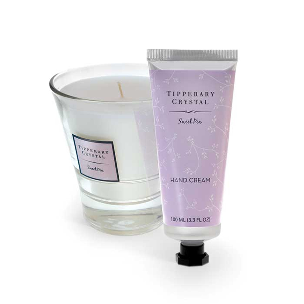 Sweet Pea Candle & 100ml Hand Cream Set