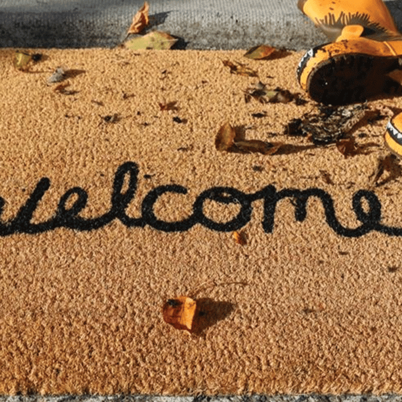 Welcome Coir Mat 45 x 75cm