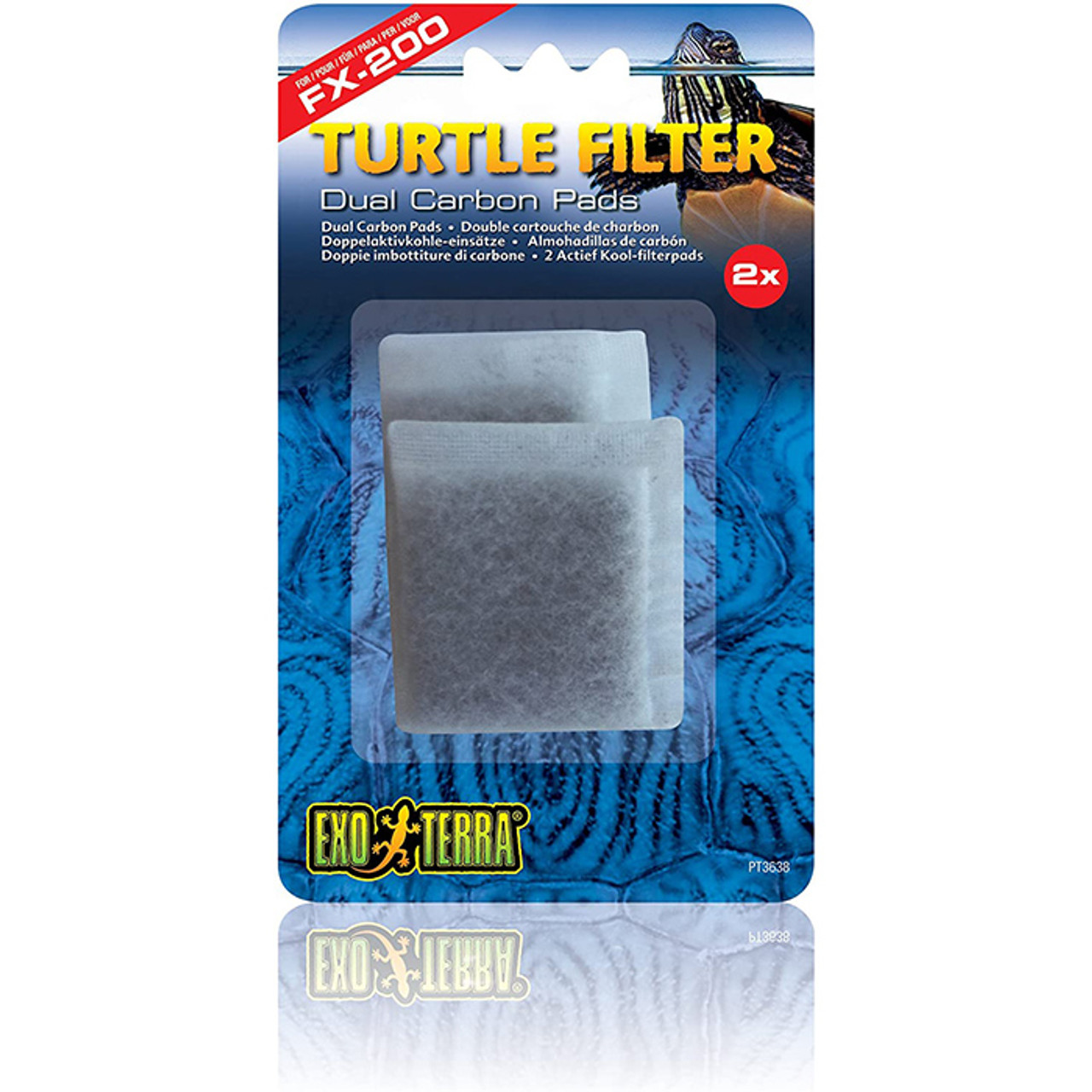 Exo Terra Carbon Pads for FX200 External Turtle Filter