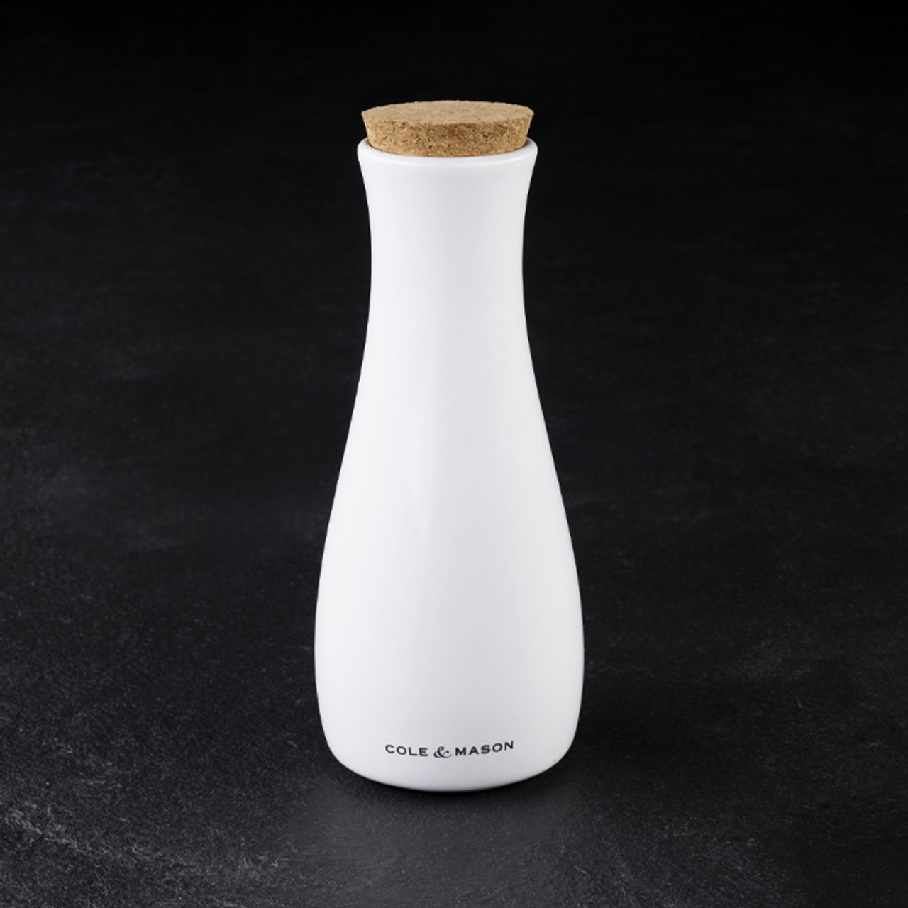 Ceramic Pourer, white, 250ml/8.45 fl.oz, with cork stopper