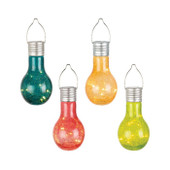 Colourful Bulb Solar Light (4 Colours available) *in-store