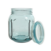 Storage Jar Recycled Glass 16cm