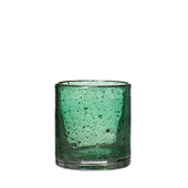 Dark Green Sprayed Glass - 11cm
