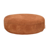 Time Pouf Brown Suede