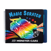 Monster Cars Magic-Scratch Book