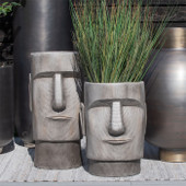 Easter Island Head Planter Small 36x35x42cm