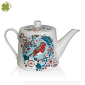 Birdy Robin & Blue Tit Tea Pot