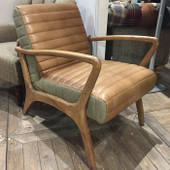 Wilton Relax Leather Chair - Sculpted Arms