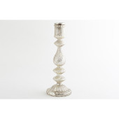 Gideon Candleholder, Mercury Glass, L