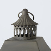 Wooden Kardinal Lantern 75cm *in-store