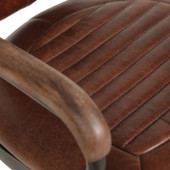 Mustang Office Chair - Brown Leather *in-store