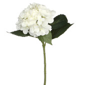 Hydrangea White Artificial Flower 51cm