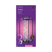 Solar Lantern 49cm Black