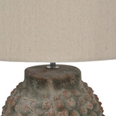 Remus Terracotta Table Lamp with Shade – E27 60W *in-store