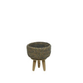 Bamboo Planter Washed Small