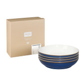 Imperial Blue 4 Piece Pasta Bowl Set