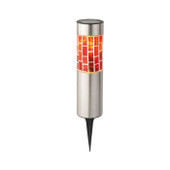 Solar Stake Light Glass Steady (Qty:1) (Available in 3 Colours)