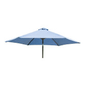 Round Aluminium Parasol 2.5m Blue