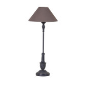 Black Thin Bedside Lamp with Shade *in-store