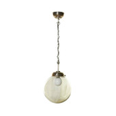 Lamp Balloon Matt Silver Coloured