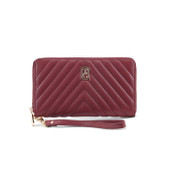 Chevron Burgundy Wallet