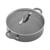 HARD ANODIZED NONSTICK 4-Qt. Covered Sauteuse