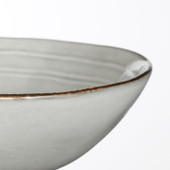 Tabo Bowl Grey H6.5cm x D20cm