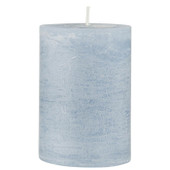 Rustic Candle Light Blue 10cm
