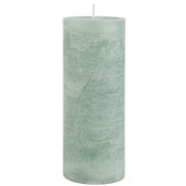 Rustic Candle Green 18cm