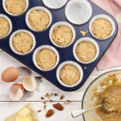 Non-Stick Carbon Steel 12 Cake Muffin Pan