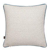 Leighton 43x43cm Cushion, Ecru/Blue