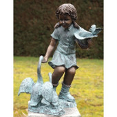 Girl with Geese 54x40x20cm*in-store