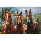 3 Horses 80x120cm*in-store