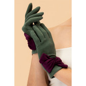 Henrietta Gloves - Fern & Damson *in-store