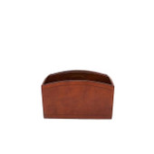 Manhattan Magazine Holder Brown Leather