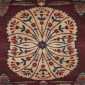 Persia Print 45x45cm Cushion, Aubergine