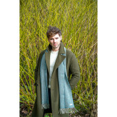 Donegal Sea Green Tweed Scarf *in-store